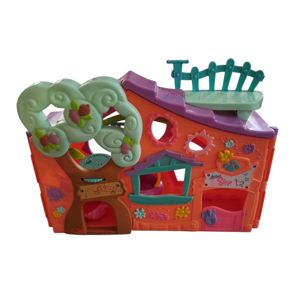 Littlest Pet Shop Treehouse Playset Hasbro 2007 – Vintage Cute Cottage